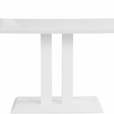 Jídelní stůl Malin, 120 cm, bílá - 2