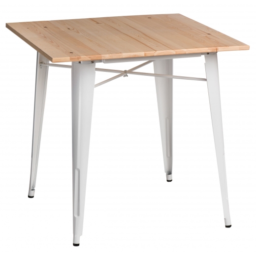 Jídelní stůl Mason 76 cm, světlé dřevo - 1