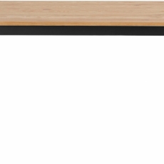 Jídelní stůl Milt, 160 cm, borovice / černá - 2