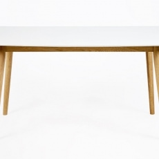 Jídelní stůl Nagy, 150 cm, bílá/dub - 2