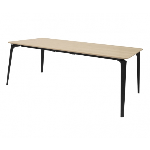 Jídelní stůl Perfect, 200 cm, dub/černá - 1