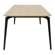 Jídelní stůl Perfect, 200 cm, dub/černá - 6