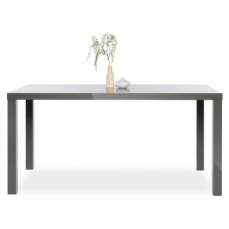 Jídelní stůl Priscilla, 160 cm, šedá lesk