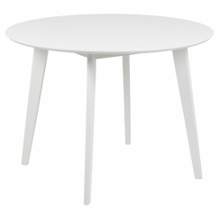 Jídelní stůl Roxby, 105 cm, bílá
