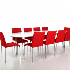 Jídelní stůl rozkládací Ballet, 270 cm, nohy chrom - 5