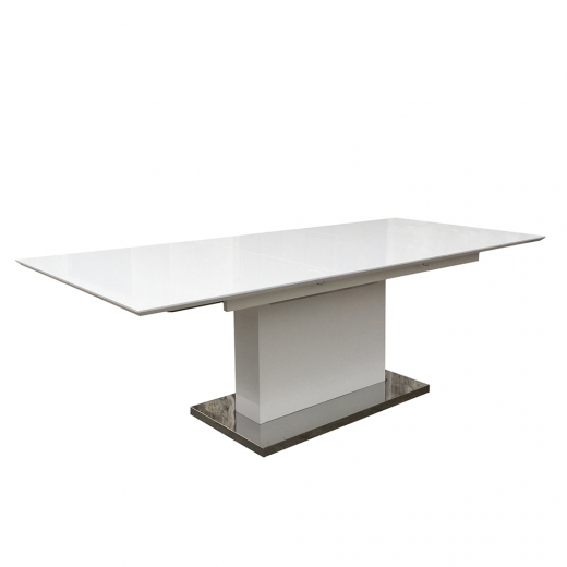 Jídelní stůl rozkládací Thorax, 220 cm, bílá - 1