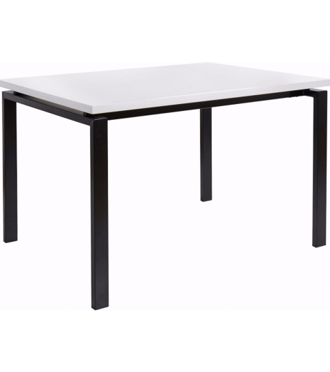 Jídelní stůl Saja, 120 cm, bílá