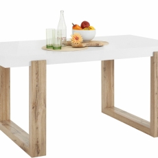 Jídelní stůl Solide, 160 cm, bílá - 4