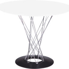 Jídelní stůl Spiral, 100 cm, bílá - 1