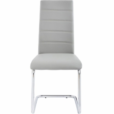 Jídelní židle Aber (SET 2 ks), světle šedá - 2
