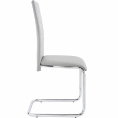 Jídelní židle Aber (SET 2 ks), světle šedá - 3