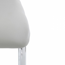 Jídelní židle Aber (SET 2 ks), světle šedá - 5
