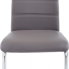 Jídelní židle Aber (SET 4 ks), šedá - 2