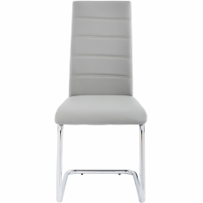 Jídelní židle Aber (SET 4 ks), světle šedá - 2