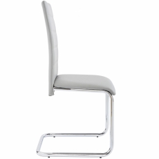 Jídelní židle Aber (SET 4 ks), světle šedá - 3