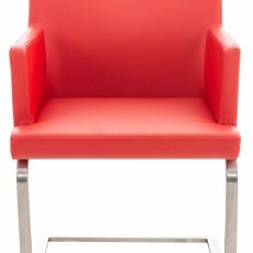 Jídelní židle Aberford, červená - 2