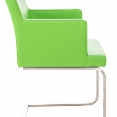 Jídelní židle Aberford, zelená - 3