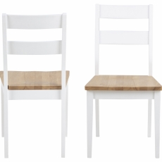 Jídelní židle Adon (SET 2 ks), bílá - 2