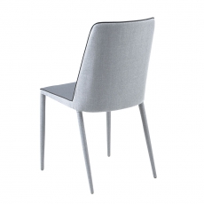 Jídelní židle Ajka (SET 2 ks), šedá - 2