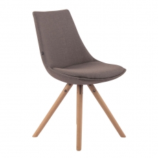 Jídelní židle Alba textil, přírodní nohy - 7