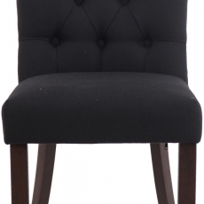 Jídelní židle Alberton, textil, černá - 2