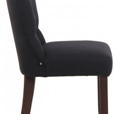 Jídelní židle Alberton, textil, černá - 3