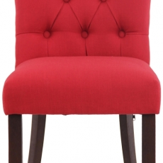 Jídelní židle Alberton, textil, červená  - 2