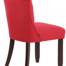 Jídelní židle Alberton, textil, červená  - 4