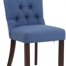 Jídelní židle Alberton, textil, modrá - 1