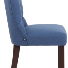 Jídelní židle Alberton, textil, modrá - 3