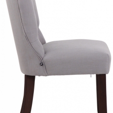 Jídelní židle Alberton, textil, šedá - 3