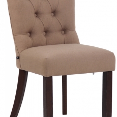 Jídelní židle Alberton, textil, taupe - 1