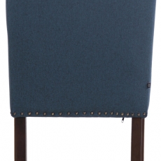 Jídelní židle Allada, textil, modrá - 5