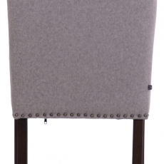 Jídelní židle Allada, textil, šedá - 5