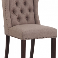 Jídelní židle Allada, textil, taupe - 1