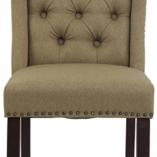 Jídelní židle Allada, textil, zelená - 2