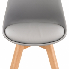 Jídelní židle Anika (SET 4 ks), šedá - 1