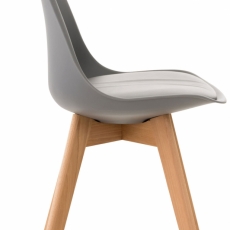 Jídelní židle Anika (SET 4 ks), šedá - 3