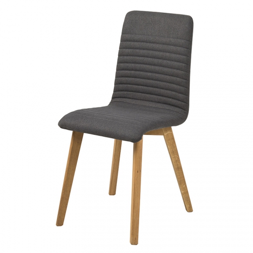 Jídelní židle Areta (SET 2 ks), antracitová - 1