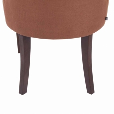 Jídelní židle Arton (SET 2 ks), hnědá  - 6