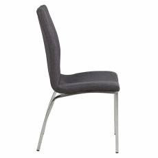 Jídelní židle Asama (SET 4ks), tkanina, šedá - 4