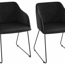 Jídelní židle Balun, černá - 1