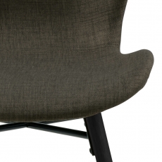 Jídelní židle  Batilda (SET 2ks), tkanina, zelená - 6