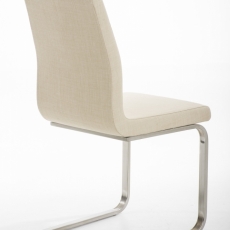 Jídelní židle Belfort, textil, krémová - 3