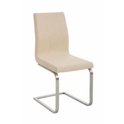 Jídelní židle Belfort, textil, krémová
