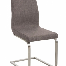 Jídelní židle Belfort, textil, šedá - 1