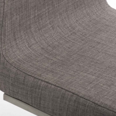 Jídelní židle Belfort, textil, šedá - 5