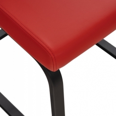 Jídelní židle Belley, červená - 6