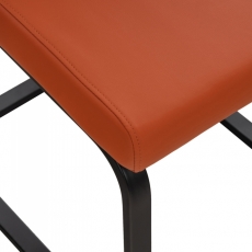Jídelní židle Belley, oranžová - 6