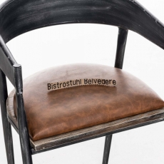 Jídelní židle Belva, stříbrná - 5